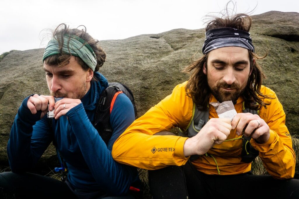 Outdoor Provisions men eating food